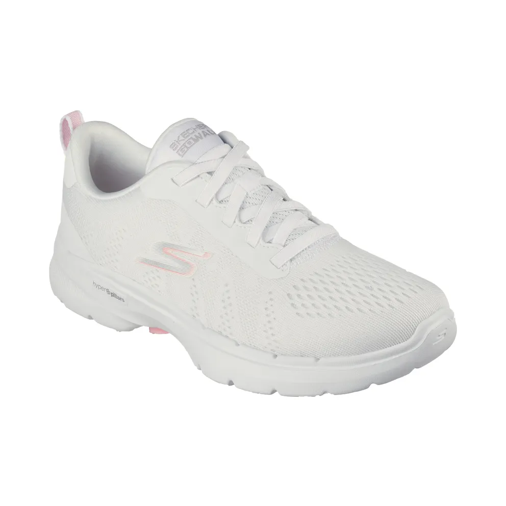Skechers GO Walk 6 Sky Wind “White / Pink (124623 Wpk)” (124623WPK)