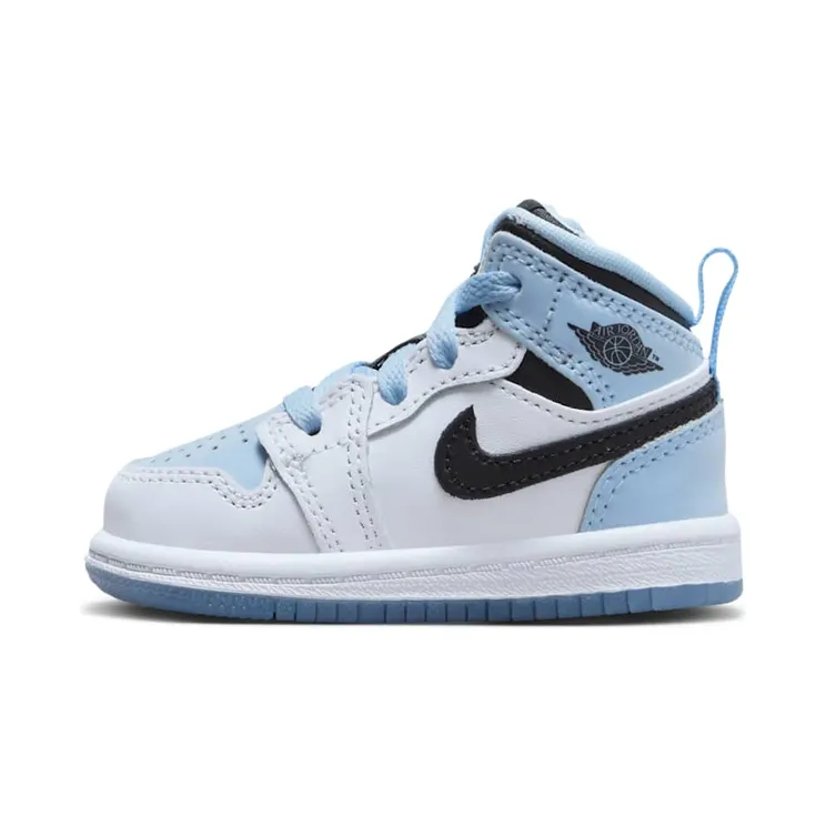Jordan 1 Mid SE Ice Blue (2023) “White / Black / Ice Blue” (DV1338-104)