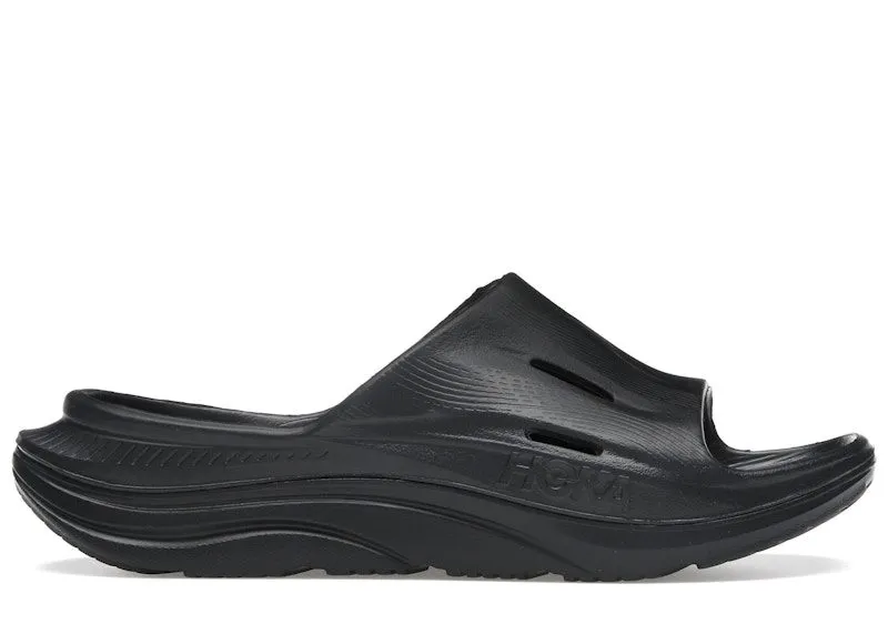 Hoka One Ora Recovery Slide 3 Black (1135061-BBLC)