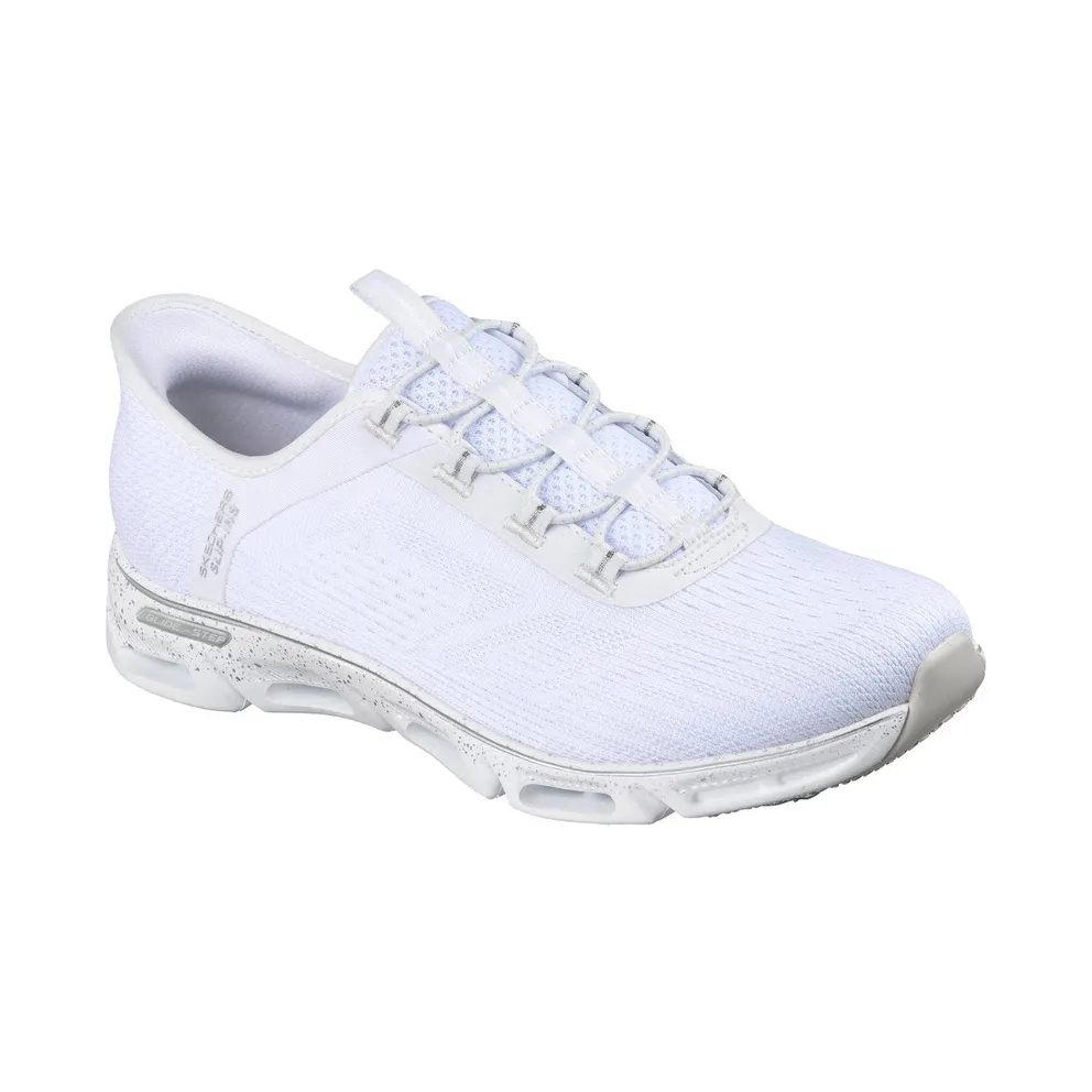 Skechers Slip-ins: Glide-Step Gratify – Pace Sneaker White/Silver