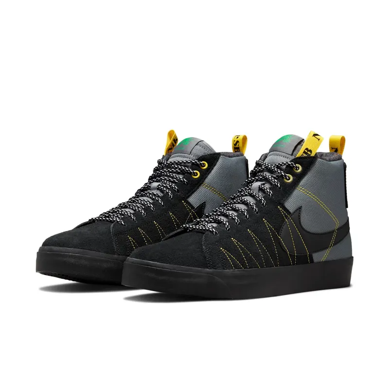 Nike Zoom Blazer Mid Acclimate Cool Grey Yellow Strike (DC8903-001)