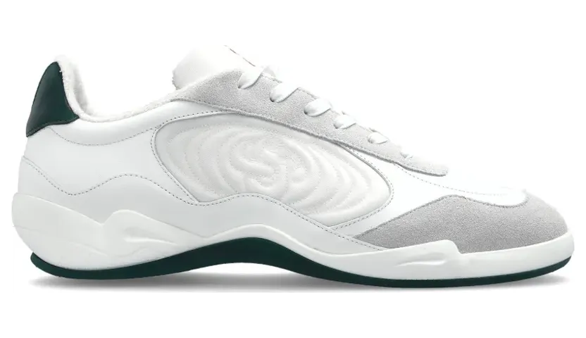 Casablanca Leren sneakers met reliëf – Wit (ASP26SNK02901)