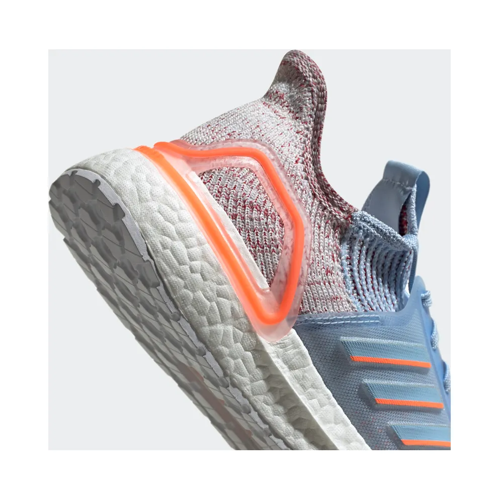 Adidas UltraBoost 19 ‘Coral Glow Blue’ Glow Blue/Hi Res Coral/Active Maroon (G27483)