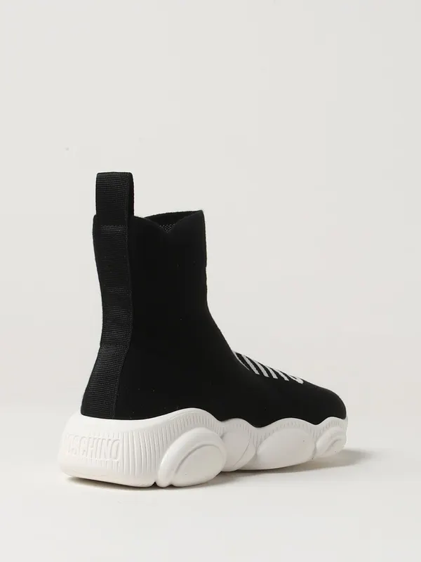 Moschino Stretch Knit Sneakers Black 1 (MA15093G1GMT0000) (2)
