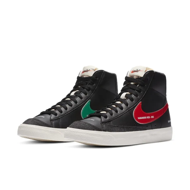 Nike Blazer Mid 77 Color Code Black (W) Black/Blue-Red-Green (DA2142-046)
