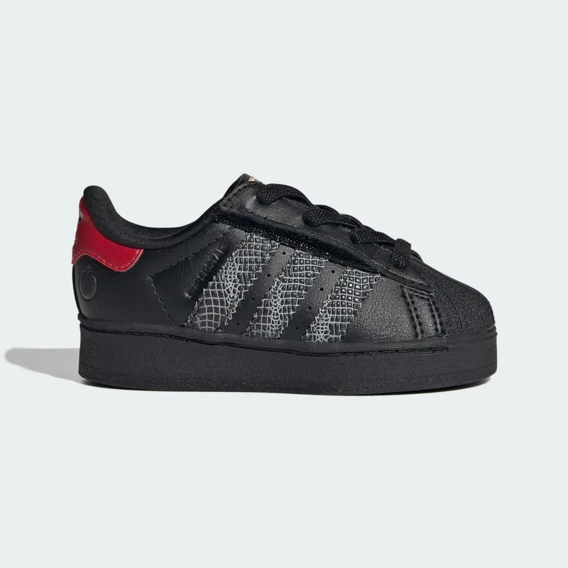 adidas Superstar LED Lights Comfort Closure Core Black Red (IH6392)