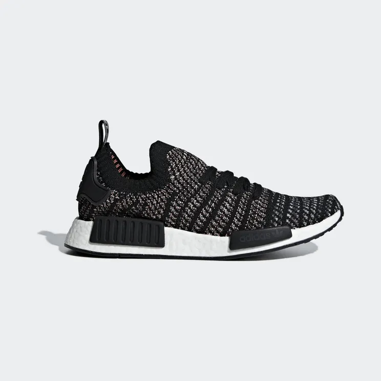 Adidas NMD_R1 STLT Primeknit ‘Black Pink Core Black/Grey/Pink (B37636)
