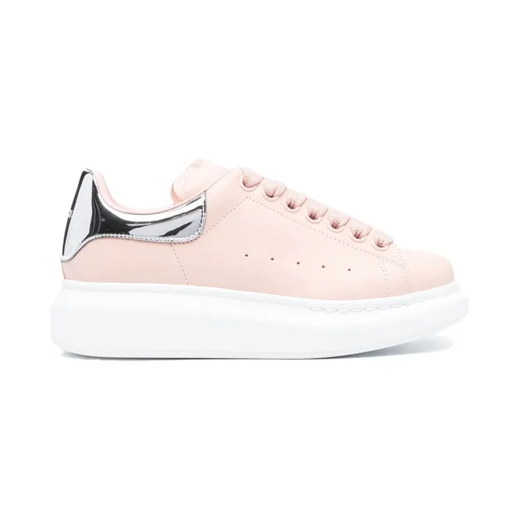 Alexander McQueen Oversized Light Pink Silver-Tone (718232WIEE42977)