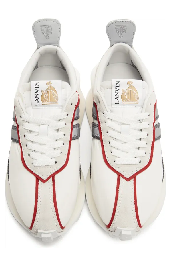 Lanvin White & Grey Bumper Sneakers (FM-SKBRUB-NY3D-P22) (5)