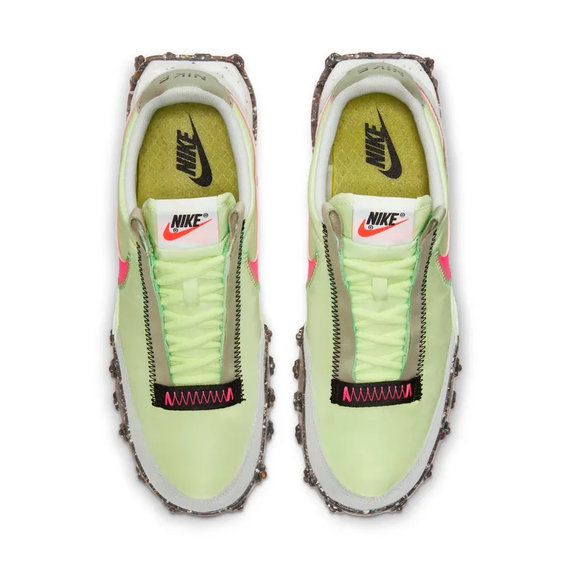Nike Waffle Racer Crater Barely Volt (W) Barely Volt/Black-Poison Green-Pink Blast (CT1983-700)