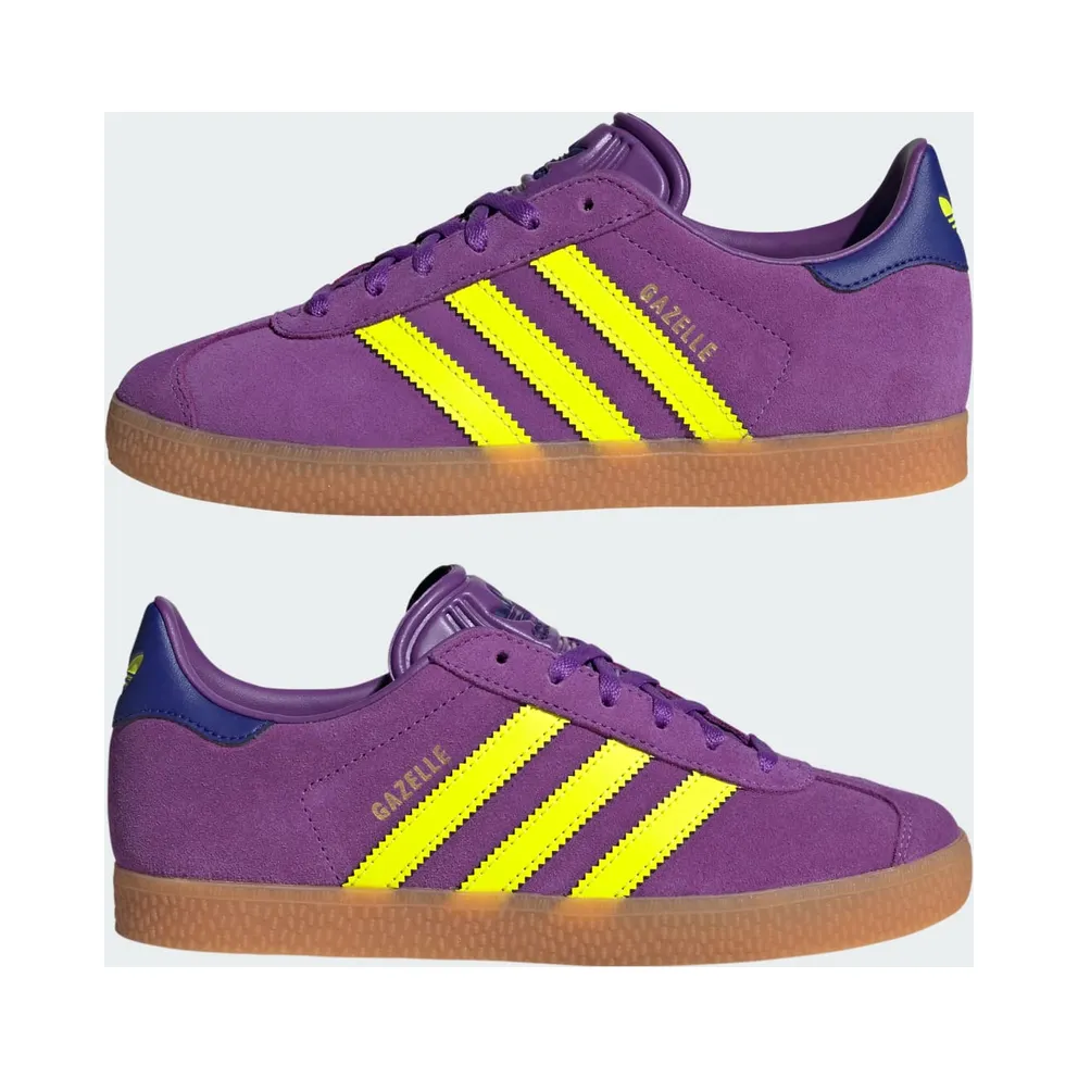 Adidas Gazelle Kids Active Purple / Solar Yellow / Collegiate Purple (JP7126)