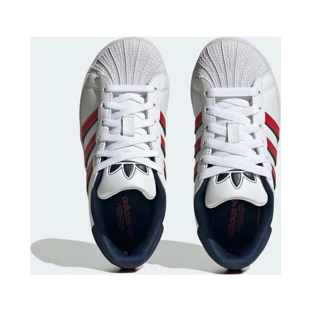 Adidas Superstar Kids Cloud White / Better Scarlet / Night Indigo (IG0255)