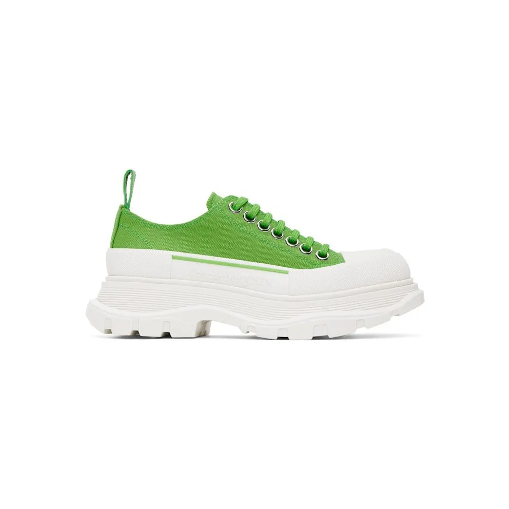 Alexander McQueen Tread Slick Low Lace Up Acid Green (697072W4UW23189)