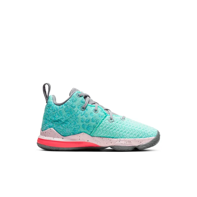 Nike LeBron 17 South Beach (PS) Light Aqua/Particle Grey (BQ5595-444)