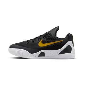 Nike Kobe 9 EM TB GS Lakers Away “Black / White / University Gold” (FV3607-003)