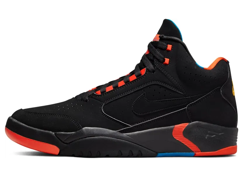 Nike Air Flight Lite II Mid Black Team Orange (DQ7687-001)