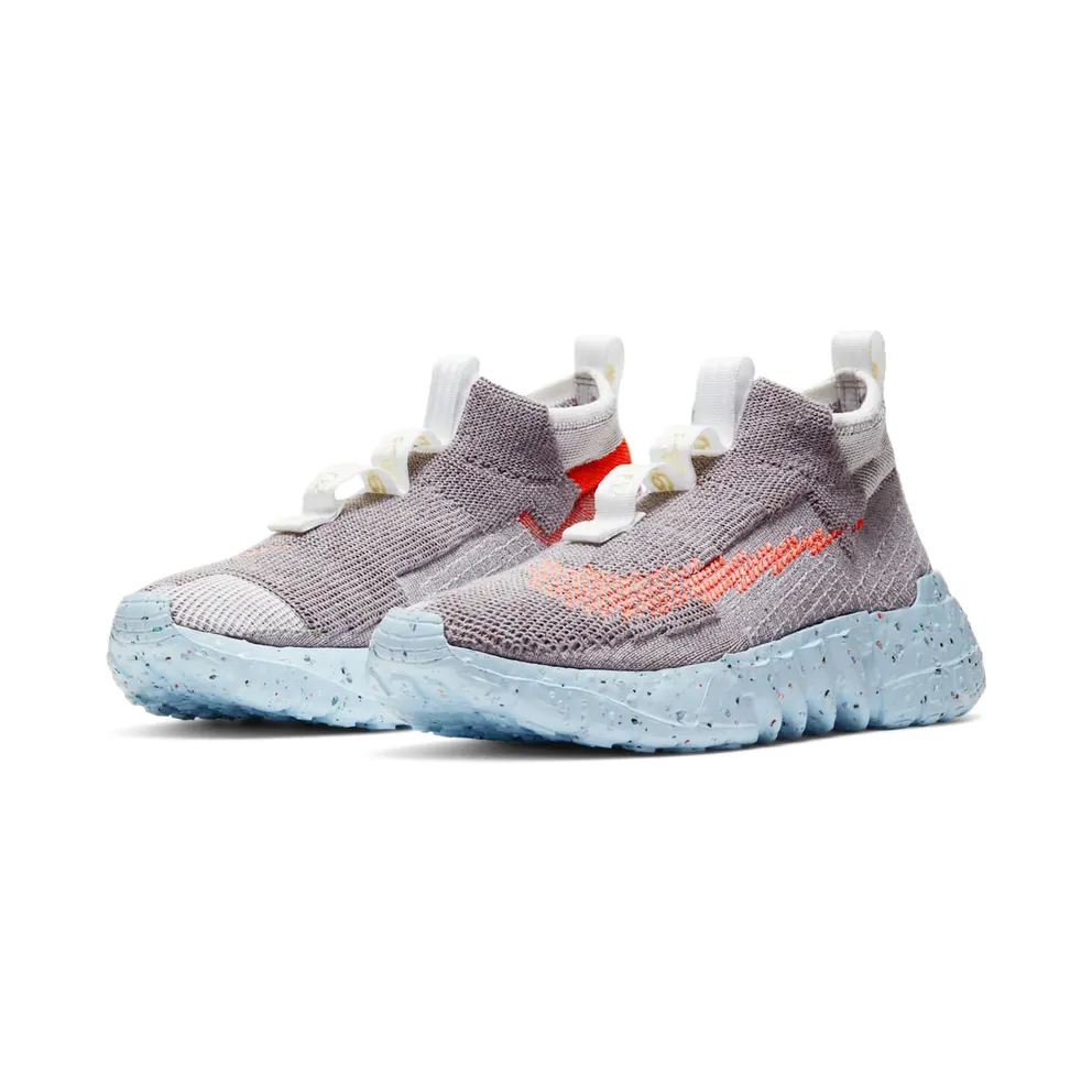 Nike Space Hippie 02 Vast Grey Hyper Crimson Vast Grey/Hyper Crimson-White-Ice Blue (CQ3988-001)