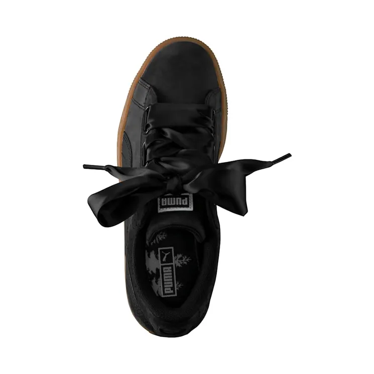 Puma Basket Heart Perf Black Gum (W)