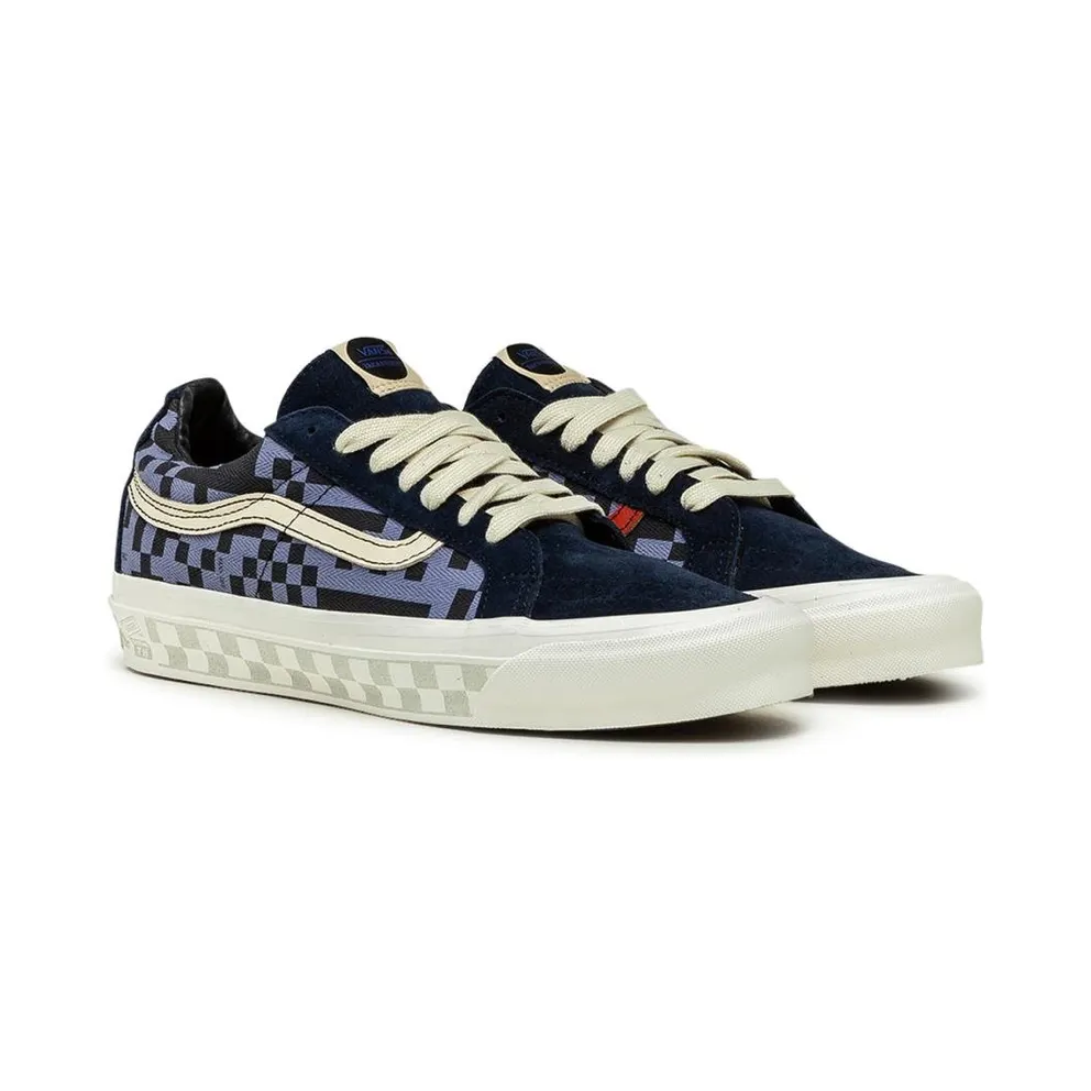 Vans Sk8-Lo Re-Issue Taka Hayashi QR Checkerboard Blue Total Eclipse (VN0A4U4BXT81)