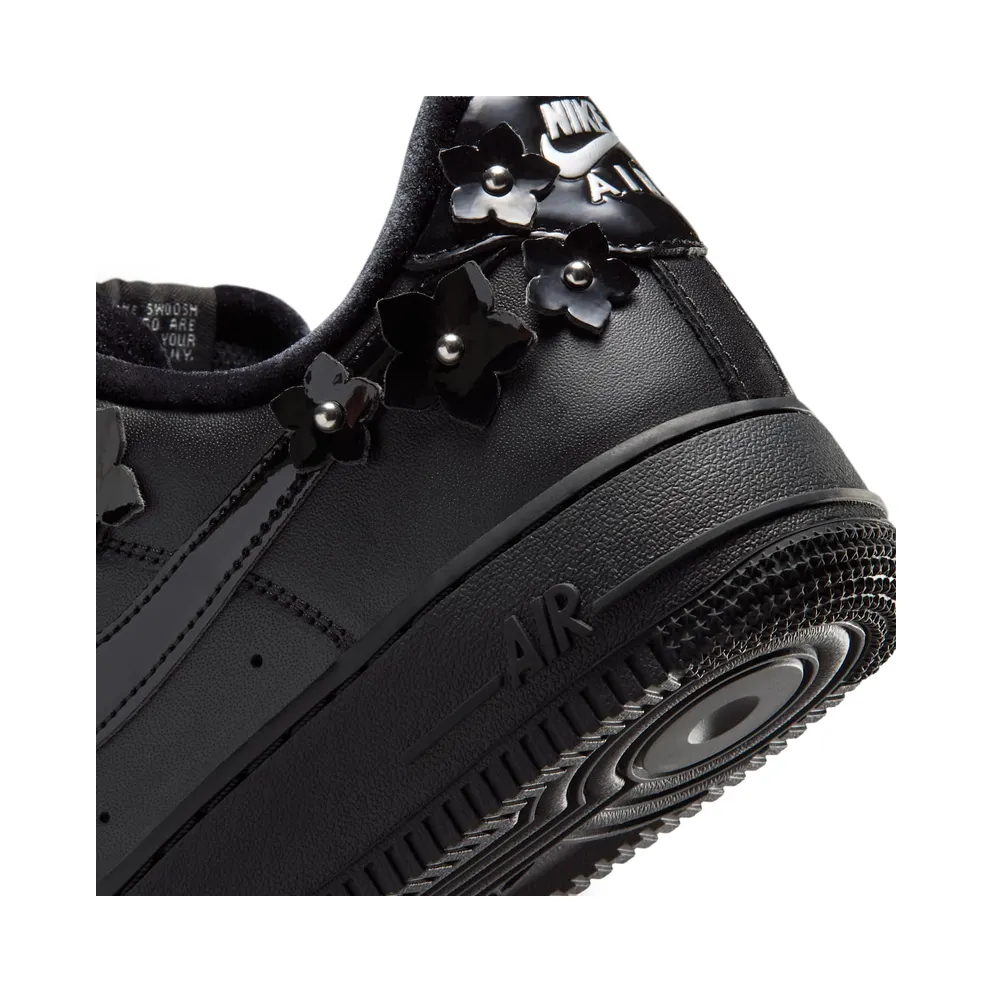 Nike Air Force 1 Low ’07 Womens “Florette Black / Off-Noir” (IR8637-001)