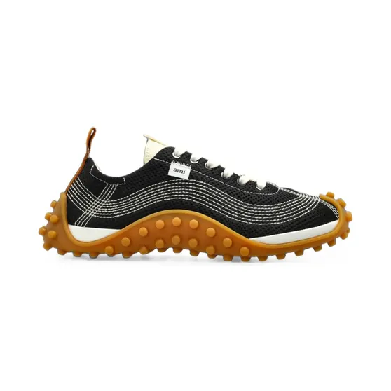 Ami Paris black mesh Mirage “Black” (USN505AW0003F)