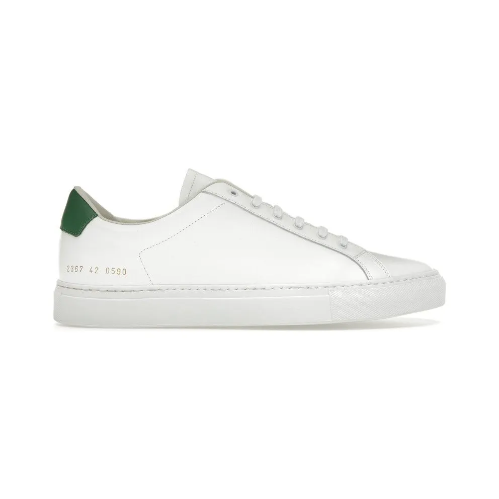 Common Projects Retro Low White Green (2367-0590)