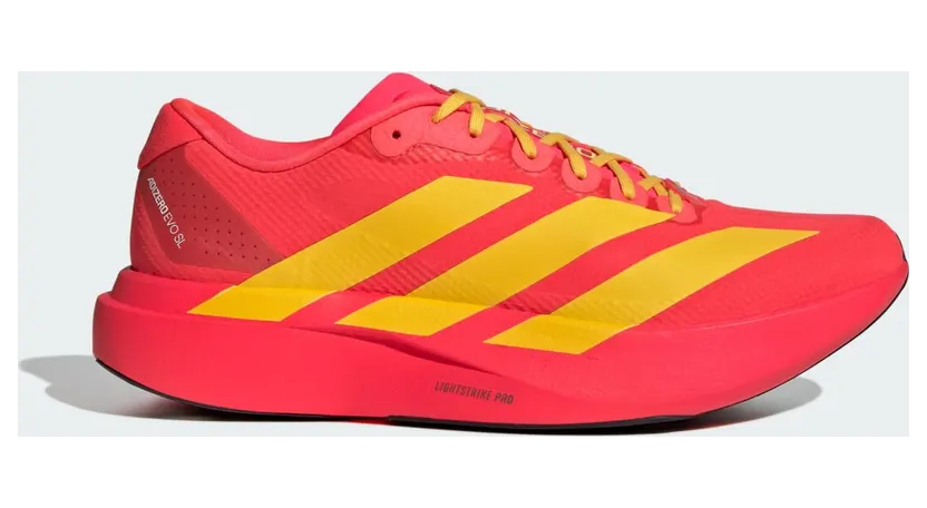 Adidas Adizero EVO SL Lucid Red / Bold Gold / Semi Lucid Blue (JQ4442)