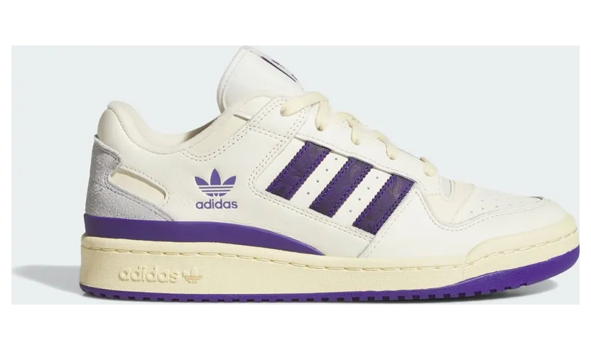 Adidas Forum Low CL Cream White / Collegiate Purple / Warm Vanilla (JI3268)
