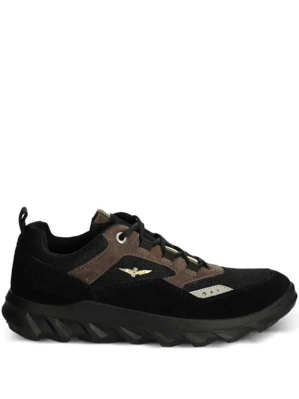 Aeronautica Militare Hiking- mit Mesh-Einsatz – Black (SC253PL250)