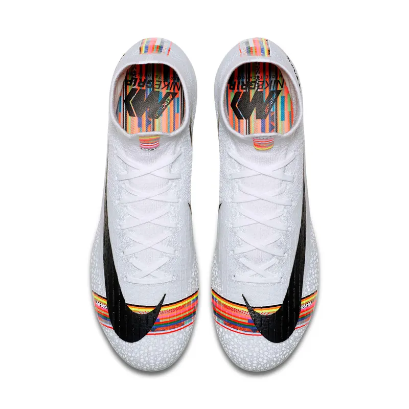 Nike Mercurial Superfly 6 Elite AG Pro White Black White/Black-Pure Platinum (AJ3546-109)