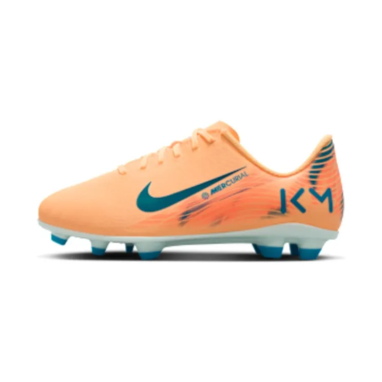 Nike Zoom Mercurial Vapor 16 Club FG Kylian Mbappé “Melon Tint / Igloo / Neo Turquoise” (FQ8288-801)