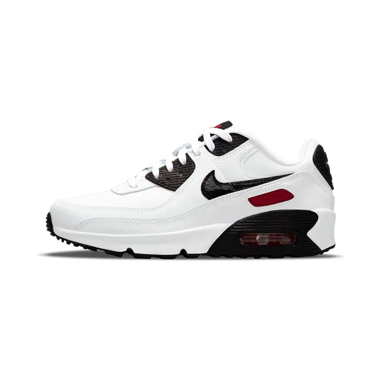 Nike Air Max 90 LTR White Black Red “White / Very Berry / Black” (DH2605-100)