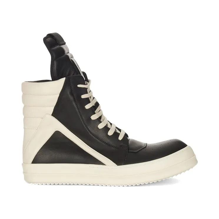 Rick Owens Geobasket Sneakers Black Milk (RU01F2894 LCO 911)