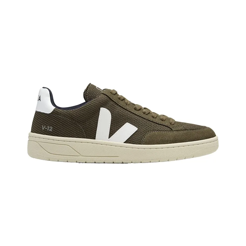 Veja V-12 Olive White (XD0102820B)