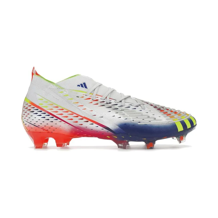 adidas Predator Edge.1 FG White Solar Yellow Power Blue (GW1028)