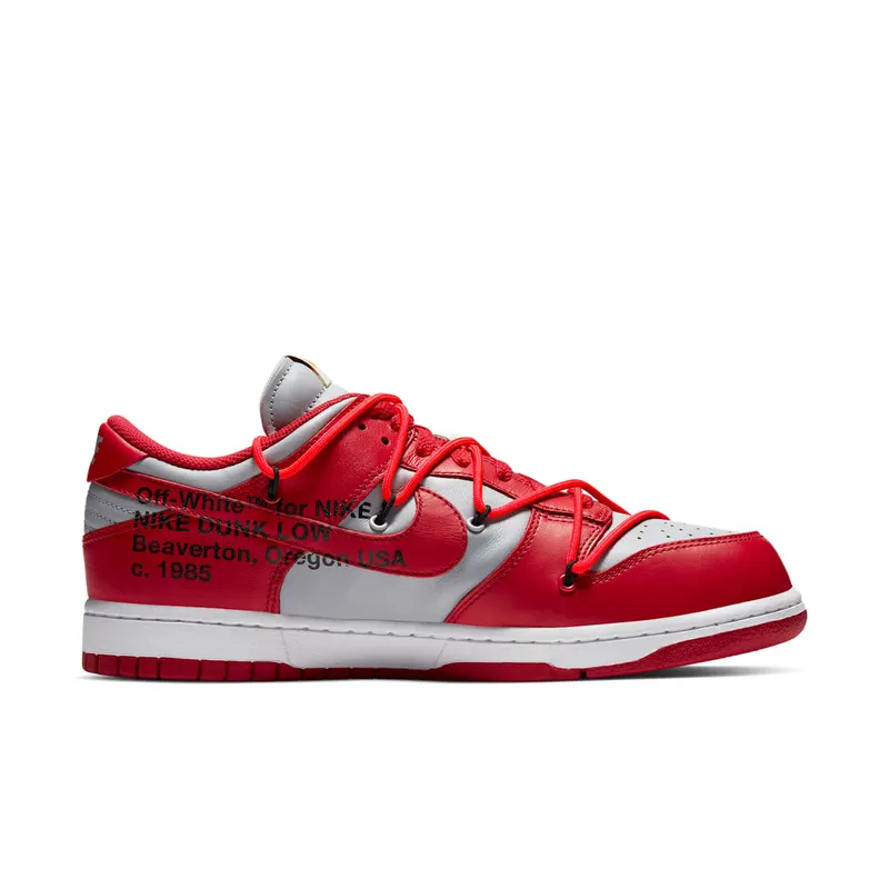Nike x Off White Dunk Low ‘University Red’ (2019) (CT0856-600)