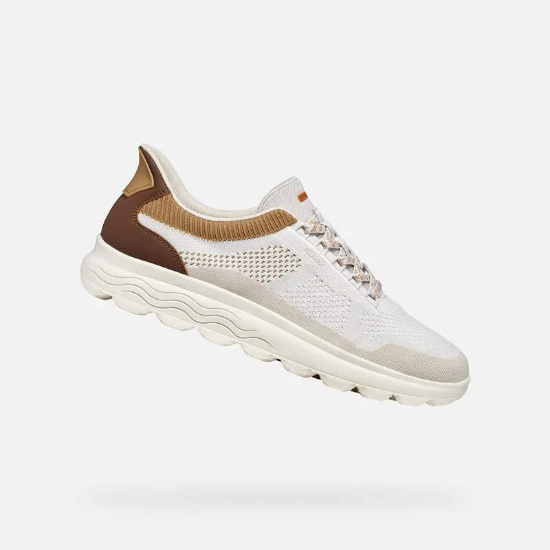 Geox sneaker Melkwit/Brown (U65MPE06KEKC1999)