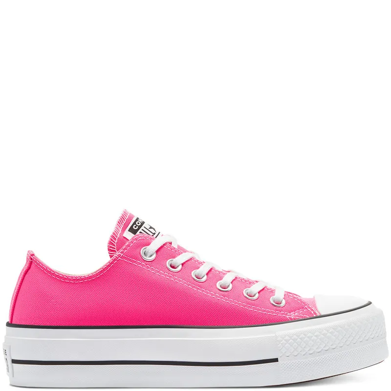 Converse Converse Color Platform Chuck Taylor All Star Low Top Hyper Pink/white/black (570324C)