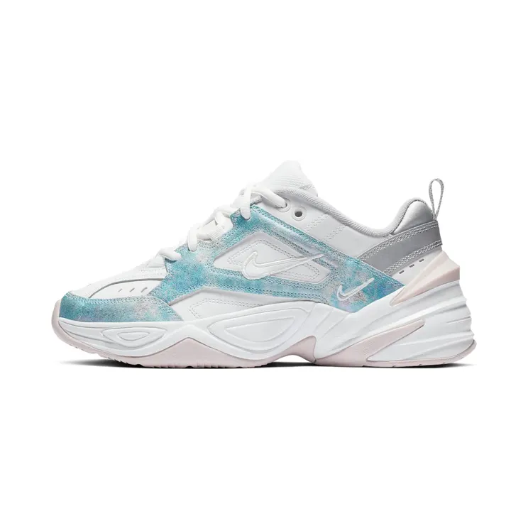 Nike M2K Tekno White Blue (W) “Summit White / Barely Rose / Metallic Silver” (AO3108-103)