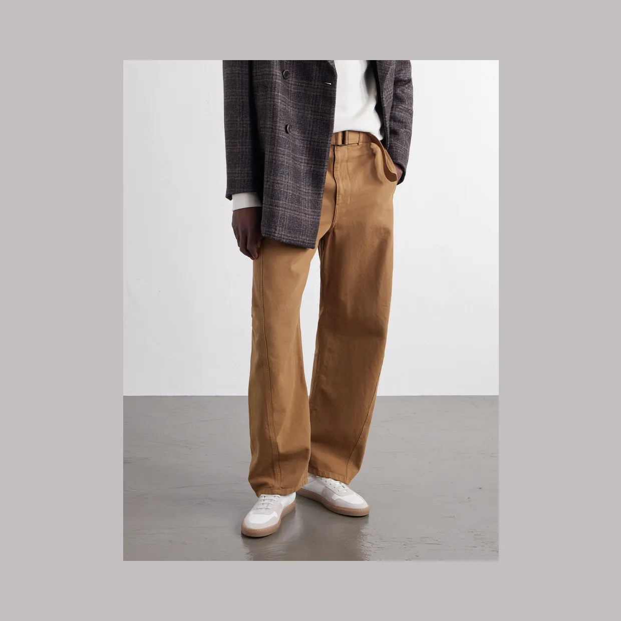 Common Projects BBall Duo Suede-Trimmed Leather Sneakers White (2615) (2)
