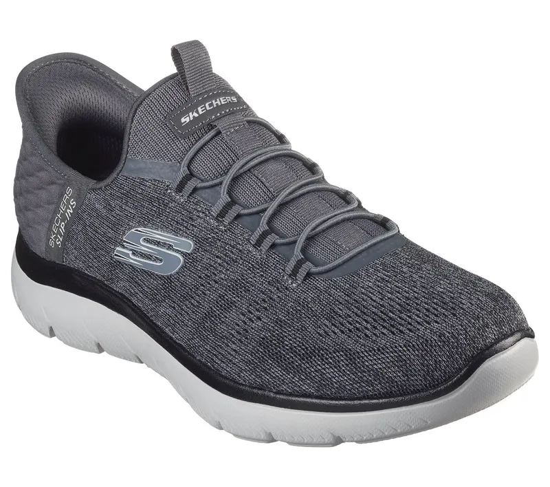 Skechers Slip-ins: Summits – Key Pace Sneaker Houtskool/Black