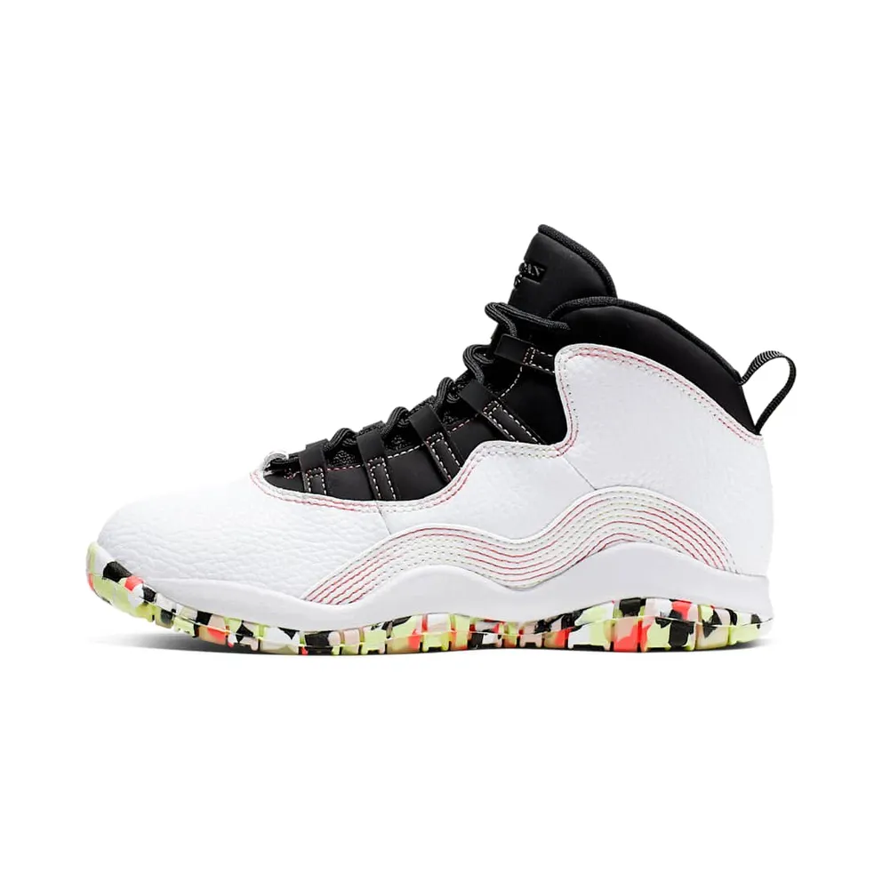 Jordan 10 Retro White Barely Volt Ember Glow (PS)