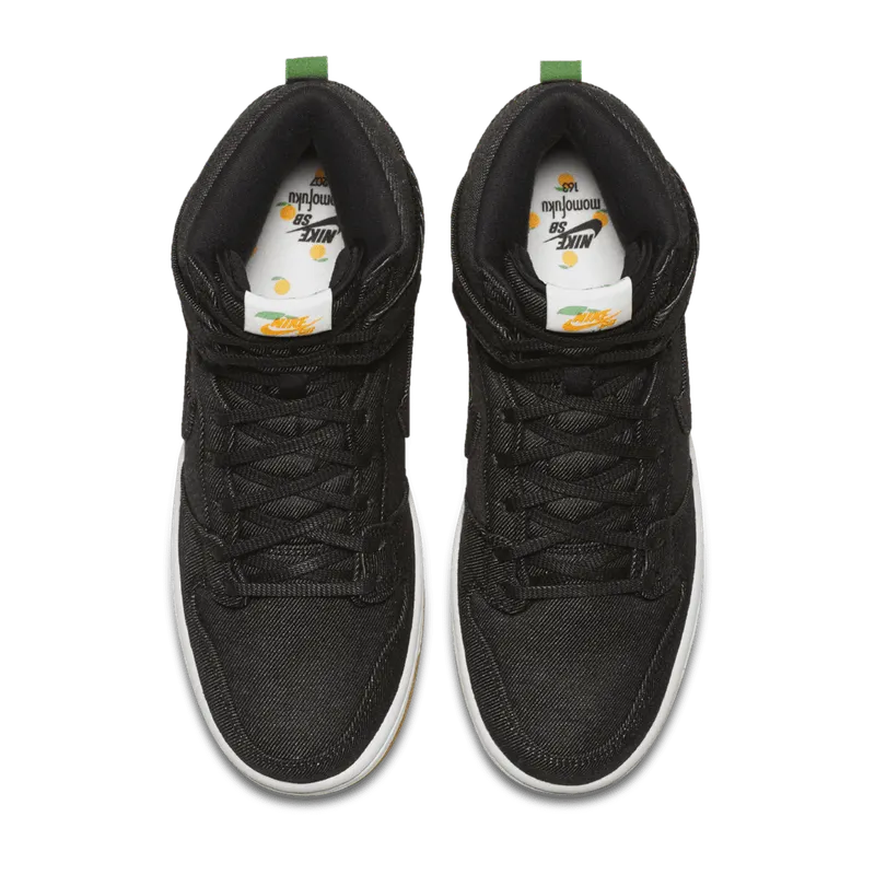 Nike SB Dunk High Momofuku Black/White-Laser Orange-Black (881758-071)
