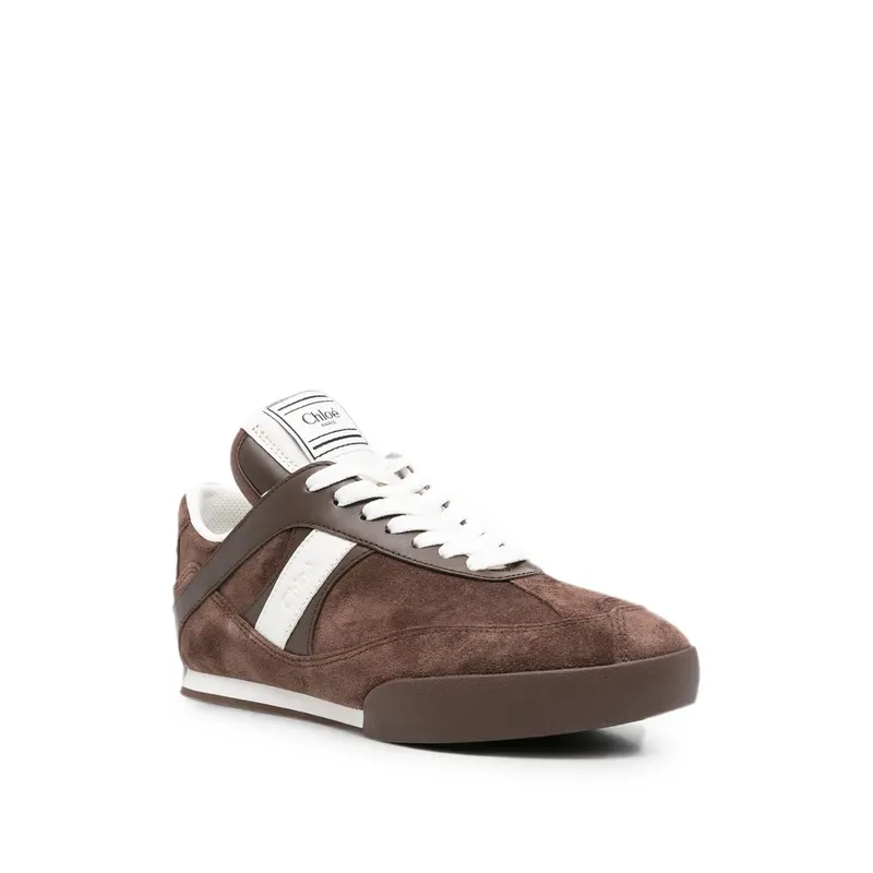 Chloé Suede Panelled “Brown/White” (25W07IVI 27Z)