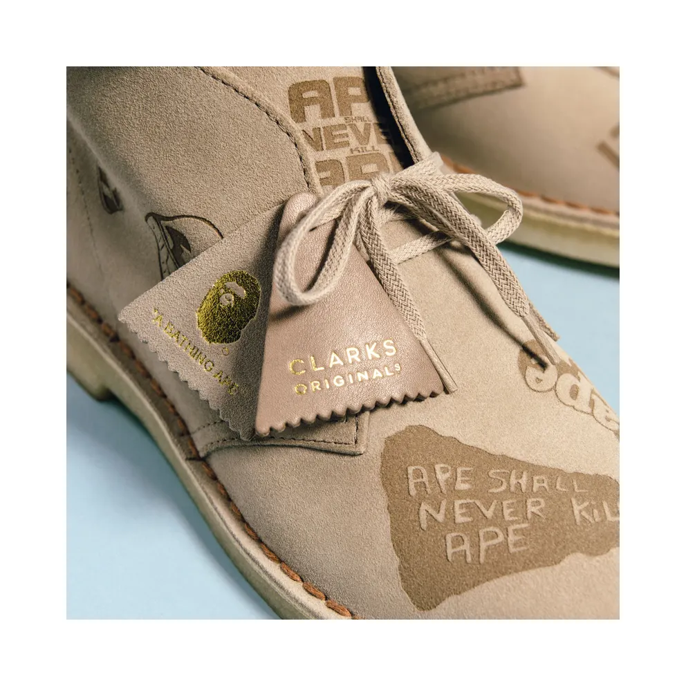 Clarks Desert Boot Bape Grey Embossed Grey (26149860)