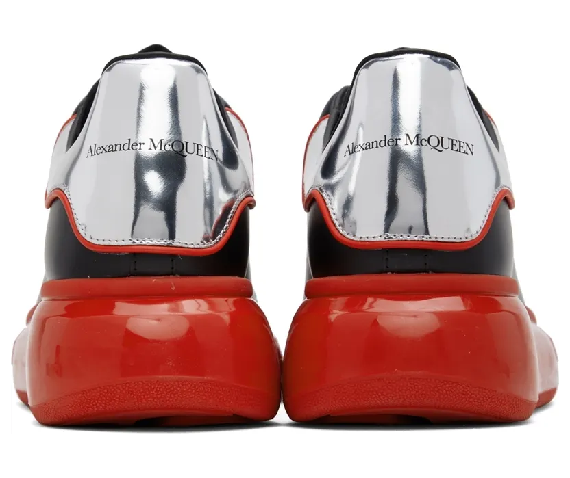 Alexander McQueen Black Oversized Sneakers (705068WIBNZ) (2)