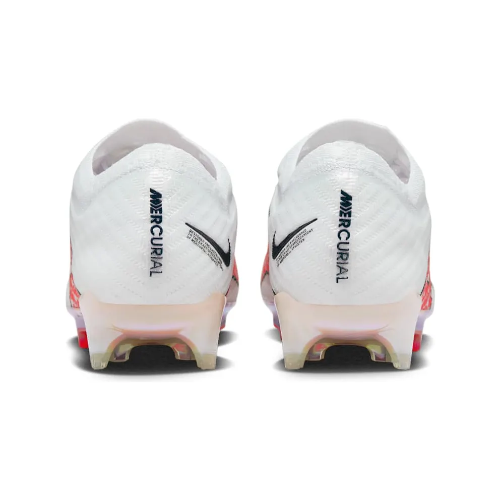 Nike Zoom Mercurial Vapor 15 Elite FG White Bright Crimson (DJ4978-101)