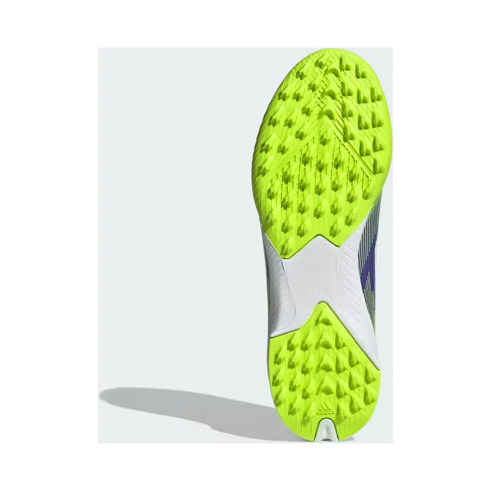 adidas F50 League Laceless TF Purple Rush Cloud White Lucid Lemon (JI0010)