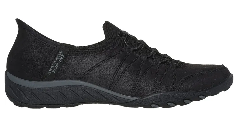 Skechers Slip-Ins Relaxed Fit Breathe-Easy “Black” (100615BBK)