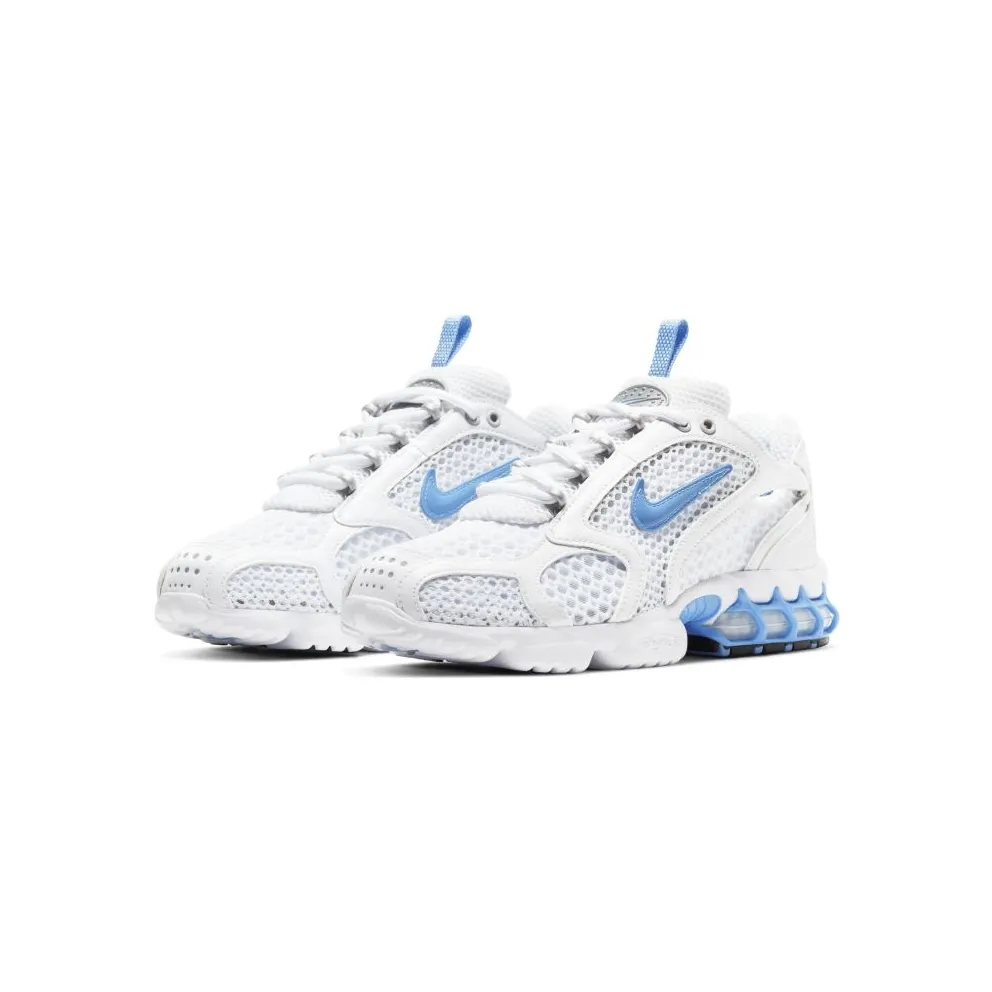 Nike Air Zoom Spiridon Cage 2 White University Blue (W) White/Metallic Silver-University Blue (CD3613-100)